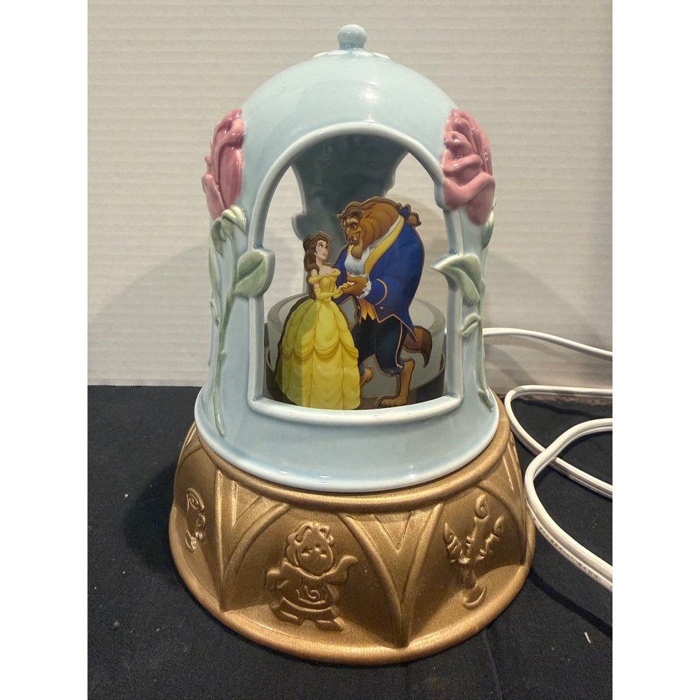 Scentsy Disney Beauty & the Beast Ceramic Electric Wax Warmer Gold Base - Picture 12 of 15